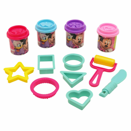 Bucket with 4 plastic jars Minnie (shapes) 1045-03571 AS Company | Toys for girls στο MarkCenter
