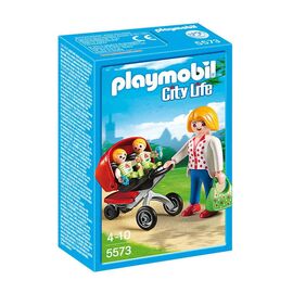 Playmobil Μαμα Με Διδυμα Και Καροτσακι 5573 Playmobil | Playmobil στο MarkCenter
