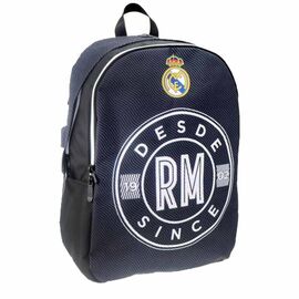 Real Madrid Black Backpack Black 3 Cases Publicatios Diakakis | School Bags - Caskets στο MarkCenter