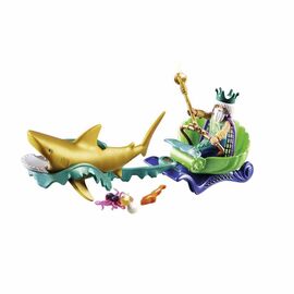 Playmobil Βασιλιάς Της Θάλασσας με Άμαξα Καρχαρία 70097 Playmobil | Playmobil στο MarkCenter