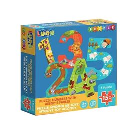 Luna Puzzle Numbers with The Myths of Aesop Luna | Bebe Toys στο MarkCenter