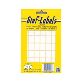 Ετικέτες Αυτοκόλλητες Stef labels 40 Φύλλα No05 15x20 Stef labels | Χαρτικά στο MarkCenter