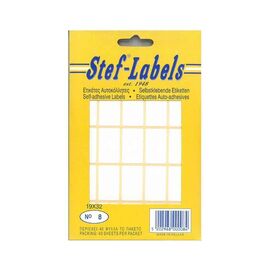 Ετικέτες Αυτοκόλλητες Stef labels 40 Φύλλα No08 19x32 Stef labels | Χαρτικά στο MarkCenter