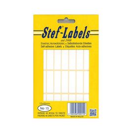 Ετικέτες Αυτοκόλλητες Stef labels 40 Φύλλα No15 12x40 Stef labels | Χαρτικά στο MarkCenter