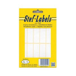Ετικέτες Αυτοκόλλητες Stef labels 40 Φύλλα No19 18x72 Stef labels | Χαρτικά στο MarkCenter