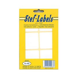 Ετικέτες Αυτοκόλλητες Stef labels 40 Φύλλα No63 50x50 Stef labels | Χαρτικά στο MarkCenter