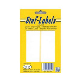 Ετικέτες Αυτοκόλλητες Stef labels 40 Φύλλα No64 50x146 Stef labels | Χαρτικά στο MarkCenter