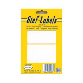 Ετικέτες Αυτοκόλλητες Stef labels 40 Φύλλα No66 80x104 Stef labels | Χαρτικά στο MarkCenter