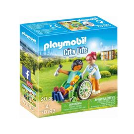 Playmobil Ασθενής Με Καροτσάκι 70193 Playmobil | Playmobil στο MarkCenter