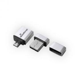 MediaRange USB 2.0 Nano Flash Drive 16GB + micro USB Adaptor (OTG) (MR931) MediaRange | Αποθηκευτικά Μέσα στο MarkCenter