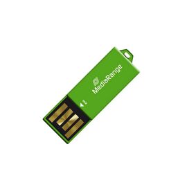 MediaRange USB 2.0 Nano Flash Drive Paper-clip stick 32GB (Green) (MR977) MediaRange | Αποθηκευτικά Μέσα στο MarkCenter