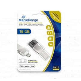 MediaRange USB 3.0 Combo Flash Drive with Apple Lightning plug 16GB (MR981) MediaRange | Αποθηκευτικά Μέσα στο MarkCenter