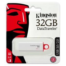 Kingston Data Traveler G4 DTIG4 32GB USB 3.0 (White/Red) (DTIG4/32GB) (KINDTIG4/32GB) Kingston | Αποθηκευτικά Μέσα στο MarkCenter