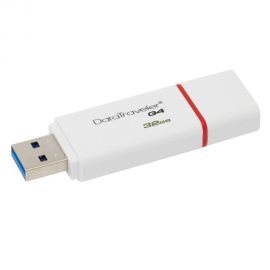 Kingston Data Traveler G4 DTIG4 32GB USB 3.0 (White/Red) (DTIG4/32GB) (KINDTIG4/32GB) Kingston | Αποθηκευτικά Μέσα στο MarkCenter
