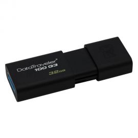 Kingston Data Traveler 100 G3 32GB USB 3.0 Flash Drive (Black) (DT100G3/32GB) (KINDT100G3/32) Kingston | Αποθηκευτικά Μέσα στο MarkCenter