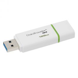 Kingston Data Traveler G4 DTIG4 128GB USB 3.0 (White/Green) Kingston | Αποθηκευτικά Μέσα στο MarkCenter