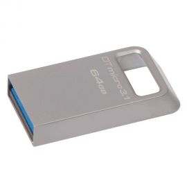 Kingston DataTraveler Micro 64GB USB 3.1 Flash Drive (Silver) (DTMC3/64GB) (KINDTMC3/64GB0) Kingston | Αποθηκευτικά Μέσα στο MarkCenter
