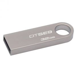 Kingston DataTraveler SE9 32GB USB 2.0 Flash Drive (Silver) (DTSE9H/32GB) (KINDTSE9H32G) Kingston | Αποθηκευτικά Μέσα στο MarkCenter
