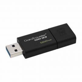 Kingston Data Traveler 100 G3 128GB USB 3.0 Flash Drive (Black) (DT100G3/128GB) (KINDT100G3/128GB) Kingston | Αποθηκευτικά Μέσα στο MarkCenter