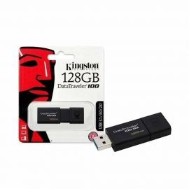 Kingston Data Traveler 100 G3 128GB USB 3.0 Flash Drive (Black) (DT100G3/128GB) (KINDT100G3/128GB) Kingston | Αποθηκευτικά Μέσα στο MarkCenter