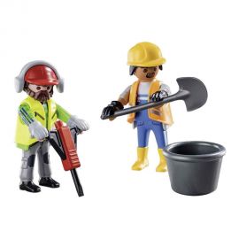 Playmobil City Life Duo Pack Εργάτες Οικοδομών 70272 Playmobil | Playmobil στο MarkCenter