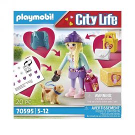 Playmobil City Life - Fashion Girl Με Σκυλάκι | 70595 Playmobil | Playmobil στο MarkCenter