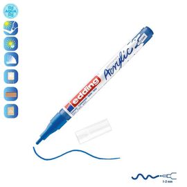 Acrylic Marker Edding 5300 1-2mm Gentian blue Edding | Drawing Equipment στο MarkCenter