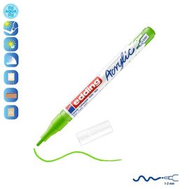 Ακρυλικός Μαρκαδόρος Edding 5300 1-2mm Yellow green Edding | Είδη Ζωγραφικής στο MarkCenter