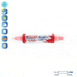 Ακρυλικός Μαρκαδόρος Edding 5400 2-3/5-10mm Traffic Red Edding | Είδη Ζωγραφικής στο MarkCenter