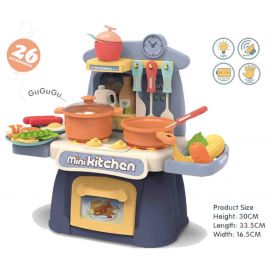 Κουζίνα μπλε με ήχους και φως Zita Toys | Ρόλων - Μίμησης στο MarkCenter
