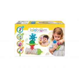 Lalaboom Βρεφικό παιχνίδι κύλινδρος ήχου βροχής με 4 τεμάχια χάντρες και αξεσουάρ AS Company | Παιχνίδια Bebe στο MarkCenter