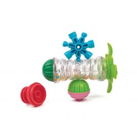 Lalaboom Βρεφικό παιχνίδι κύλινδρος ήχου βροχής με 4 τεμάχια χάντρες και αξεσουάρ AS Company | Παιχνίδια Bebe στο MarkCenter
