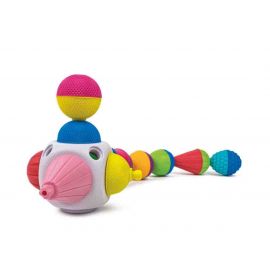 Lalaboom Βρεφικό παιχνίδι μίνι κύβος με 4 τεμάχια χάντρες AS Company | Παιχνίδια Bebe στο MarkCenter