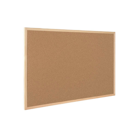 Cork Board 60x90 1 Sided Wooden Frame Describo | Cork Blackboards στο MarkCenter