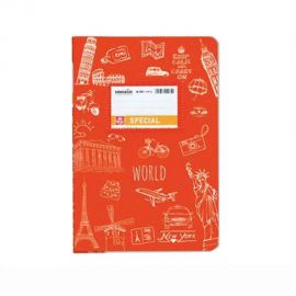 Τετράδιο Special Doodles Ριγέ Πορτοκαλί Typotrust | Σχολικά Τετράδια στο MarkCenter
