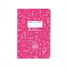 Τετράδιο Special Doodles Ριγέ Φούξια Typotrust | Σχολικά Τετράδια στο MarkCenter