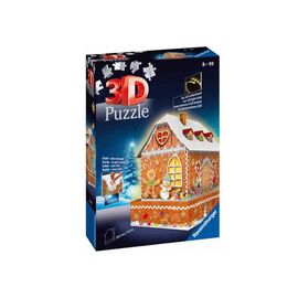 3D Puzzle Night Edition 216 Pcs. Gingerbread House John Hellas | Puzzles στο MarkCenter
