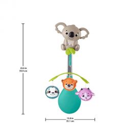 Fisher Price - Φορητό Περιστρεφόμενο με Ζωάκια 3 σε 1 | HGB90-0 Fisher Price | Παιχνίδια Bebe στο MarkCenter