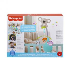Fisher Price - Φορητό Περιστρεφόμενο με Ζωάκια 3 σε 1 | HGB90-0 Fisher Price | Παιχνίδια Bebe στο MarkCenter