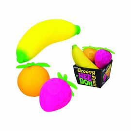 Μπάλα Nee Doh Squishy Groovy Fruit GAMA Brands | Μπάλες - Μπαλάκια στο MarkCenter