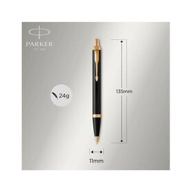 Σετ Parker I.M. Duo LQ GT Πένα & Στυλό Διαρκείας Μαύρο / Χρυσό Parker | Είδη Δώρων στο MarkCenter