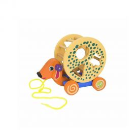 Oops Ξύλινο με Σχήματα Συρόμενο Rolling Friends Oops | Παιχνίδια Bebe στο MarkCenter