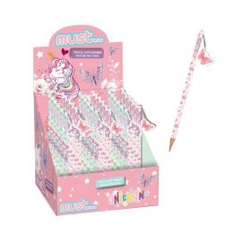 ​Μολύβι με Γόμα Must 2 Σχέδια Κορίτσι | 000584835 Must Team | Γραφική Ύλη στο MarkCenter