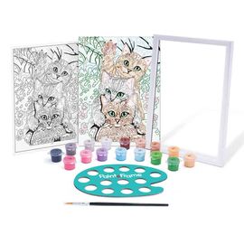 Paint & Frame Ζωγραφίζω Με Αριθμούς Funny Kitties | 1038-41010 AS Company | Παιχνίδια για Κορίτσια στο MarkCenter