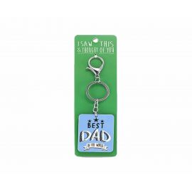 Μπρελόκ Best Dad in the World GAMA Brands | Είδη Δώρων στο MarkCenter