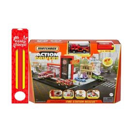 Candle Matchbox Action Drivers Large Action Set Fire Station Mattel | Easter candles στο MarkCenter