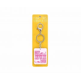 Μπρελόκ Best Mum in the World GAMA Brands | Είδη Δώρων στο MarkCenter