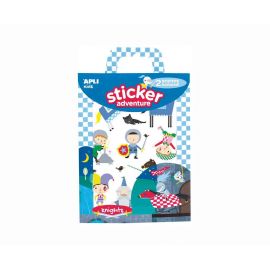 Αυτοκόλλητα Adventure Knights APLI | Βιβλία Παιδικά στο MarkCenter
