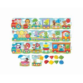 Εξυπνούλης Baby Montessori Τρενάκι Με Σχήματα 1024-63237 AS Company | Παιχνίδια Bebe στο MarkCenter