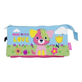 Κασετίνα Βαρελάκι Made With Love | 000585092 Διακάκης | Σχολικές Τσάντες - Κασετίνες στο MarkCenter